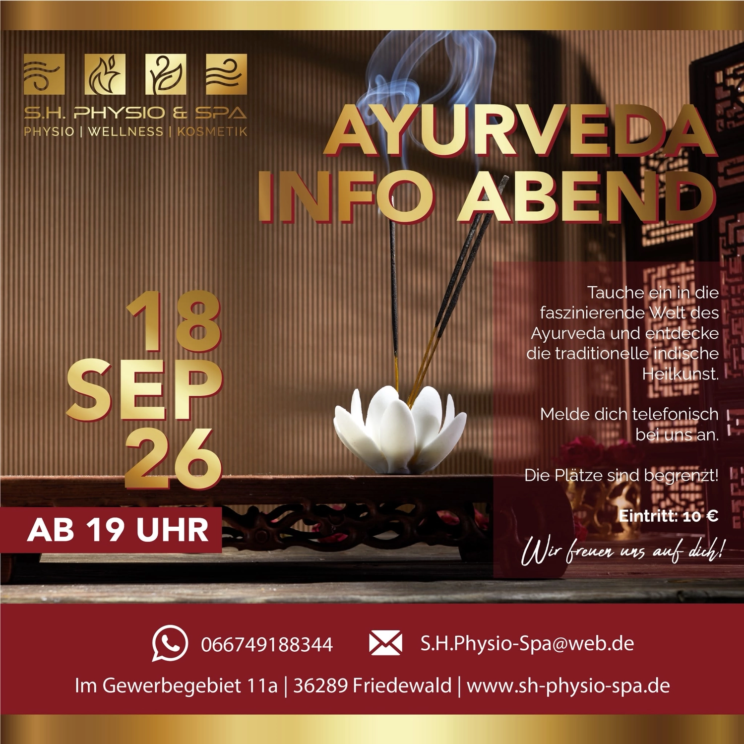 Neuigkeiten von S.H.Physio & Spa